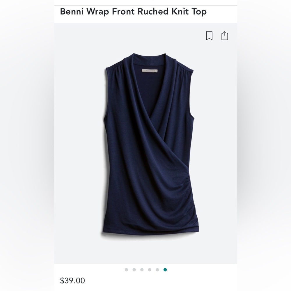 Rouched knit top
